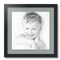 ArtToFrames 18x18" Matted Picture Frame with 14x14" Single Mat Photo Opening Framed in 1.25" Black and 2" Mat (FWM-3926-18x18)